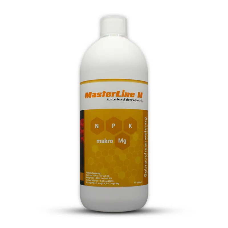 Sparpaket 2 x 1 l MasterLine II Aquarium Pflanzendünger Neue Ware